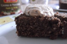 Hazelnut and chocolate cake