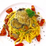 Fettuccine with White Wine Mussel Sauce