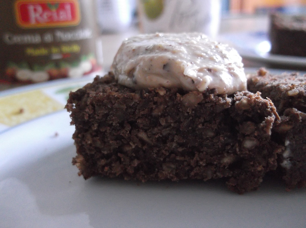 Hazelnut and chocolate cake