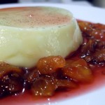 White Chocolate Pannacotta with Tamarillo Compote